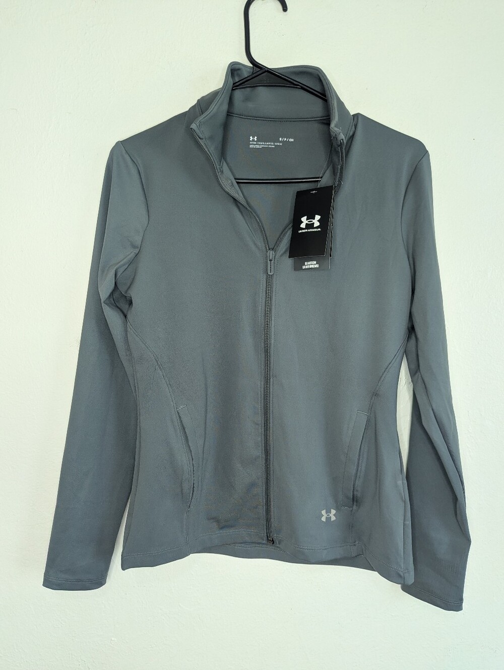 NWT Under Armour Motion Zip Up Jacket Women's Size S